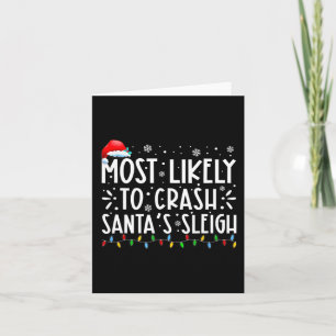 Cartão Mais Provável Para Travar Papais noeis De Sleigh D