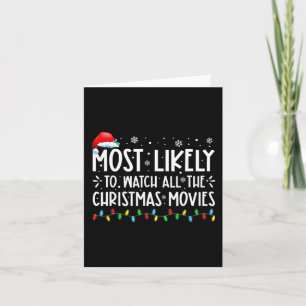 Cartão Mais Provável Para Ver Todos Os Filmes De Natal Ch