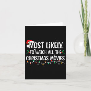Cartão Mais Provável Para Ver Todos Os Filmes De Natal Co