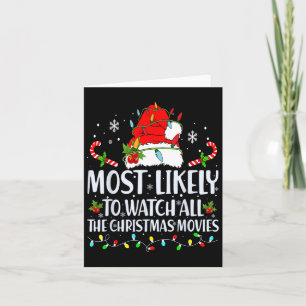 Cartão Mais Provável Para Ver Todos Os Filmes De Natal Co