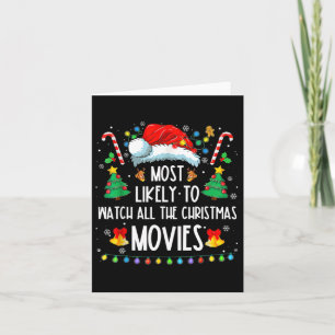 Cartão Mais Provável Para Ver Todos Os Filmes De Natal Fa