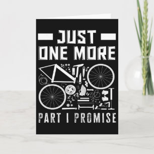 Cartão Mais uma Peça Só, Eu Prometo Entusiasta de Bicicle