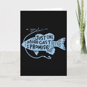 Cartão Mais Uma Trégua Eu Prometo Presente de Pescador An