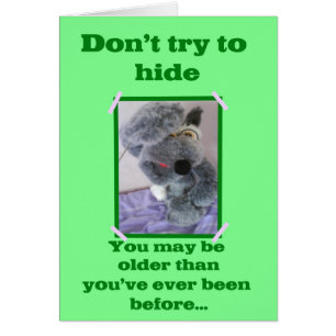 Cartão mais velha do que antes