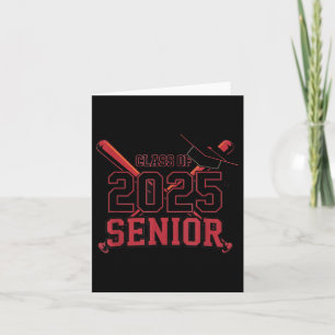 Cartão Mais velho De Baseball 2025 Graduação Cl