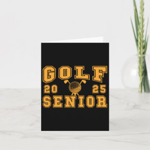 Cartão Mais velho Golf Noite de Golfe Mais velho 2025 Gra