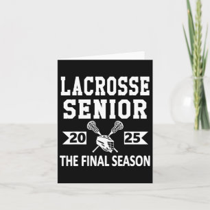 Cartão Mais velho Lacrosse Mais velho 2025 Formando Notur