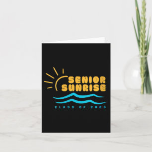 Cartão Mais velho Vintage Sunrise 2026 Mais velho De Cl