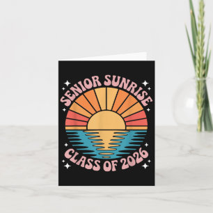 Cartão Mais velho Vintage Sunrise 2026 Mais velho De Cl G