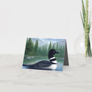 Cartão Majestade Norte Wilderness Loon