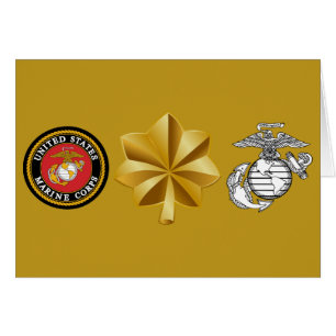 Cartão Major da USMC 0-4
