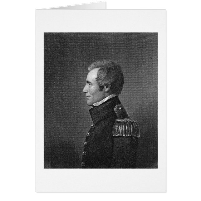 Cartão Major-General Edmund Pendleton Gaines (1777-1849) (Frente)