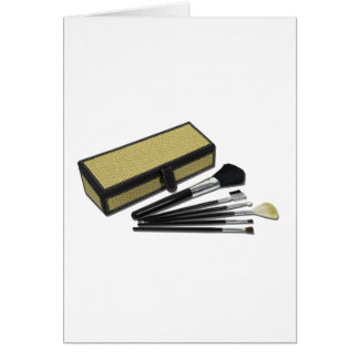 Cartão MakeupBrushesWickerBox110511
