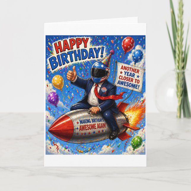 Cartão Making Birthdays Awesome Again (Frente)