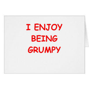 Cartão mal-humorado