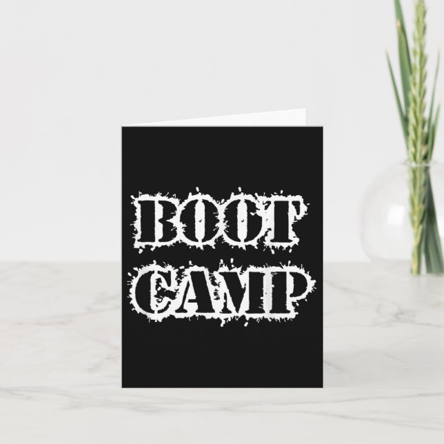 Cartão Malhação de Bootcamp Workout (Frente)