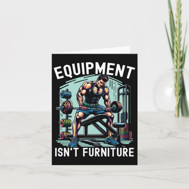 Cartão Malhação de construção de bases de dados Gym Etiqu (Frente)