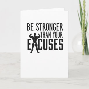 Cartão Malhação De Ginástica De Motivação De Constru