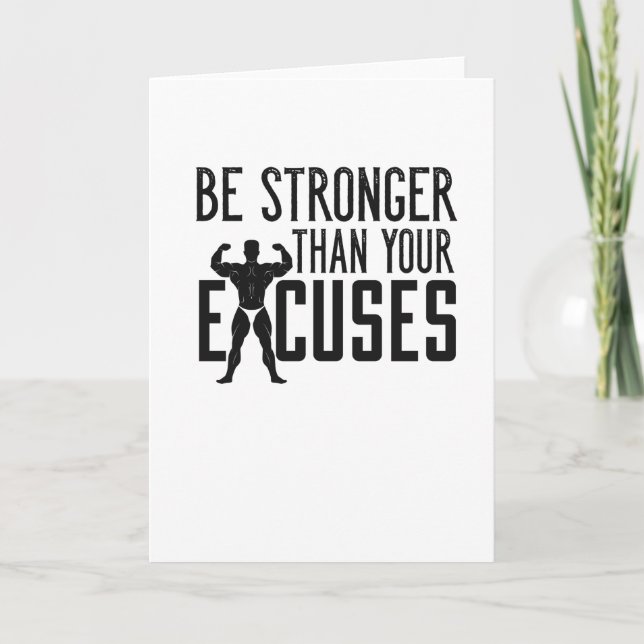 Cartão Malhação De Ginástica De Motivação De Construção D (Frente)