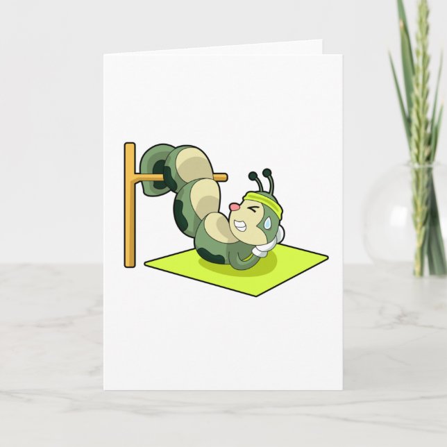 Cartão Malhação de Workout de ABS de Categoria (Frente)