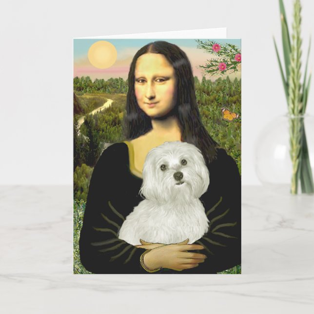 Cartão Maltês 11 - Mona Lisa (Frente)