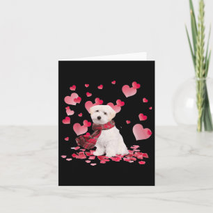Cartão Maltipoo Dia de os namorados Cardíaco Engraçado Lo