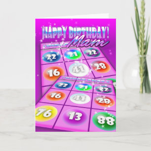 Cartão Mam Bingo Crazy Birthday Card