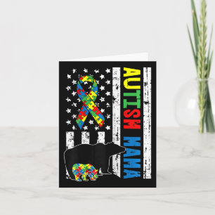Cartão Mama Bear Correspondendo Autismo Familiar Oferece 