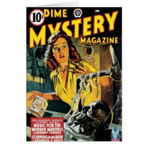 Cartão Mamã com uma faca