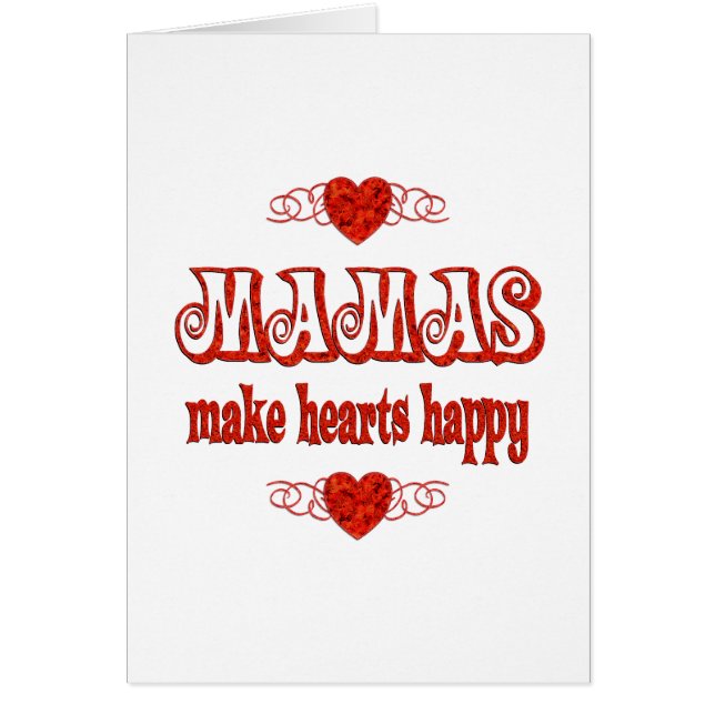 Cartão Mama Coração (Frente)
