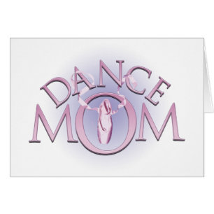 Cartão Mamã da dança