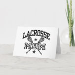 Cartão Mamã do Lacrosse<br><div class="desc">T-shirt e presentes da mamã do Lacrosse</div>