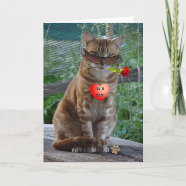 Cartão mamã do luv u (Frente)