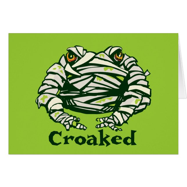 Cartão Mamã do sapo (Frente Horizontal)