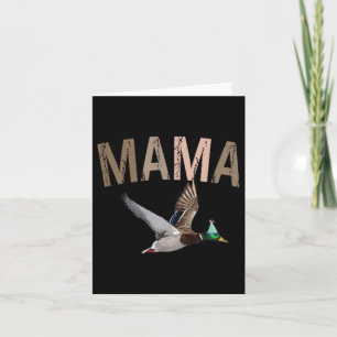 Cartão Mama Duck Caçando Uma Família De primeiros anivers
