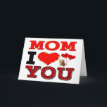Cartão Mamã eu te amo<br><div class="desc">Mamã eu te amo</div>