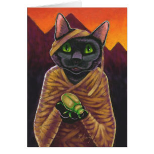 Cartão Mamã Gata Negra