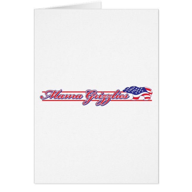 Cartão Mama Grizzlies (Frente)