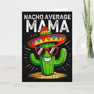 Cartão Mama nada mediana engraçada cinco de maio mexicana