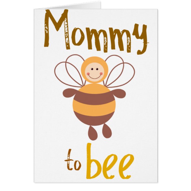 Cartão Mamãe a ser (Frente)