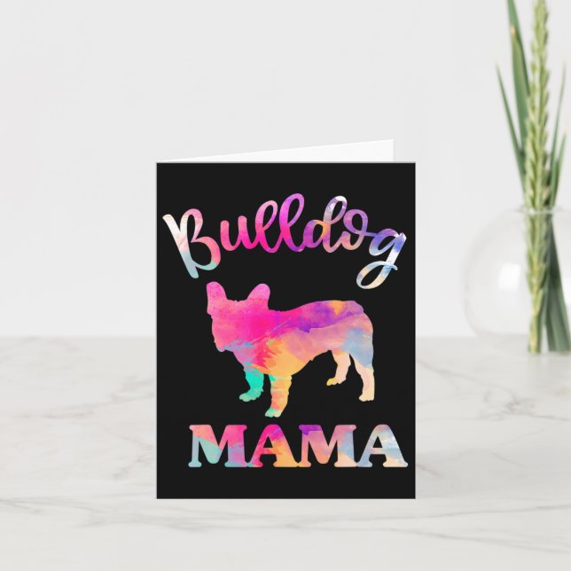Cartão Mamãe Bulldog  (Frente)
