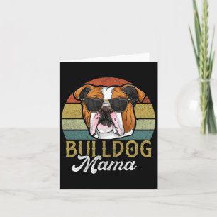 Cartão Mamãe Cachorro Bulldog Francês
