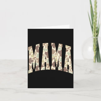 Cartão Mamãe camuflagem mamãe engraçado feliz dia das mãe