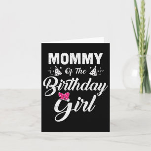Cartão Mamãe Da Filha De Aniversário Da Família