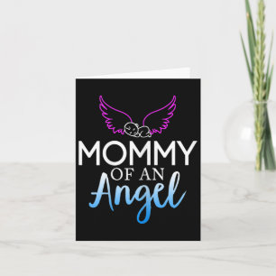Cartão Mamãe De Anjo Side Mês De Consciência