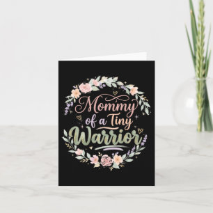 Cartão Mamãe de um pequeno guerreiro - Feliz Dia das Mães