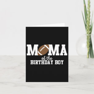 Cartão Mamãe Do Aniversário De Futebol Do Aniversário Pri