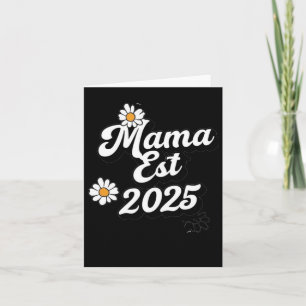Cartão Mamãe Est. 2025 A Na moda Tributa A Celeb Do Novo