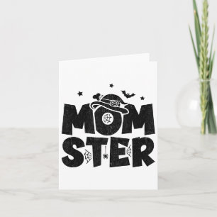 Cartão Mamãe Halloween - Mãe de Halloween - Momster Ha