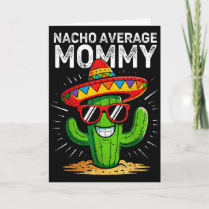 Cartão Mamãe nada comum engraçada cinco de maio mexicana